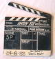 Indiana Jones & the last crusade - Clapper board